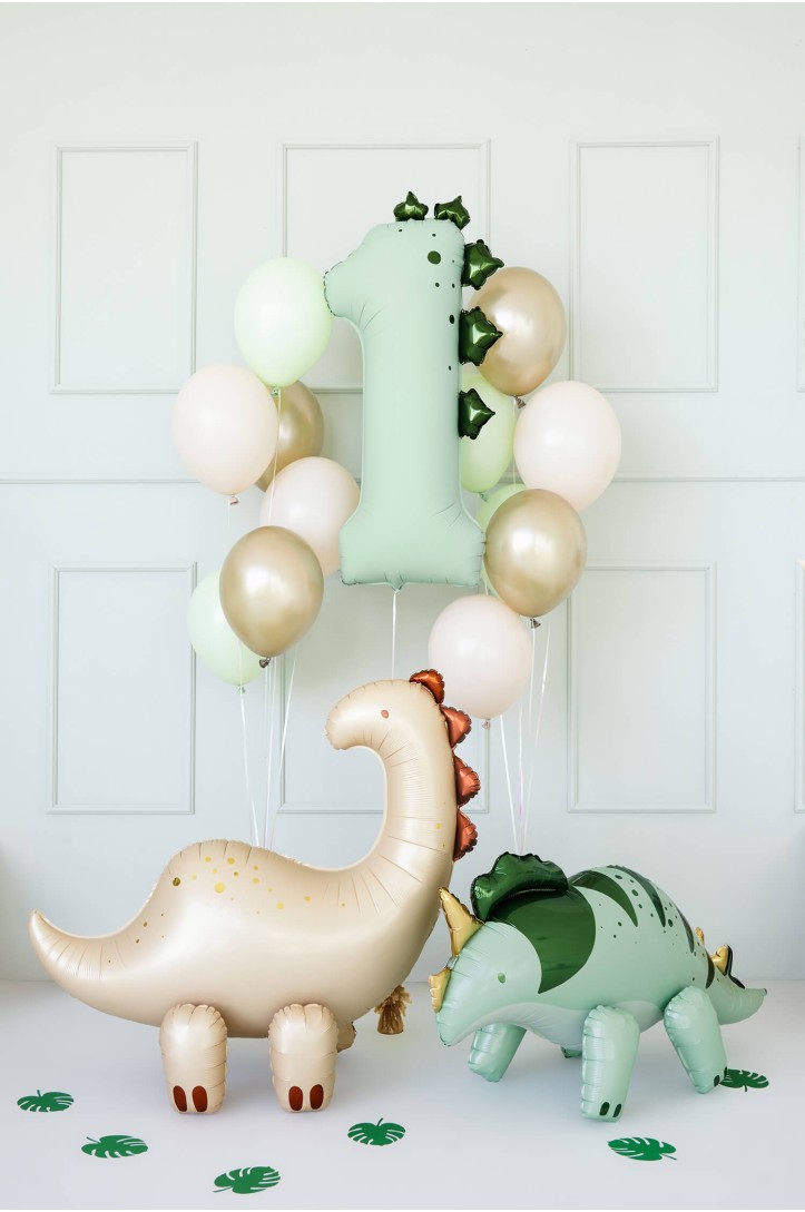 Balon foliowy Cyfra ''1'' Dinozaur, 92cm