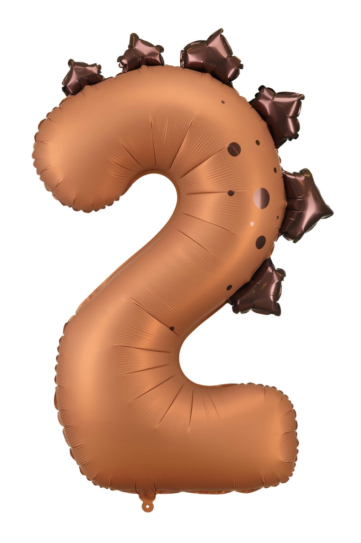 Balon foliowy Cyfra ''2'' Dinozaur, 92cm