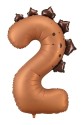 Balon foliowy Cyfra ''2'' Dinozaur, 92cm