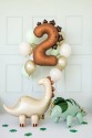 Balon foliowy Cyfra ''2'' Dinozaur, 92cm