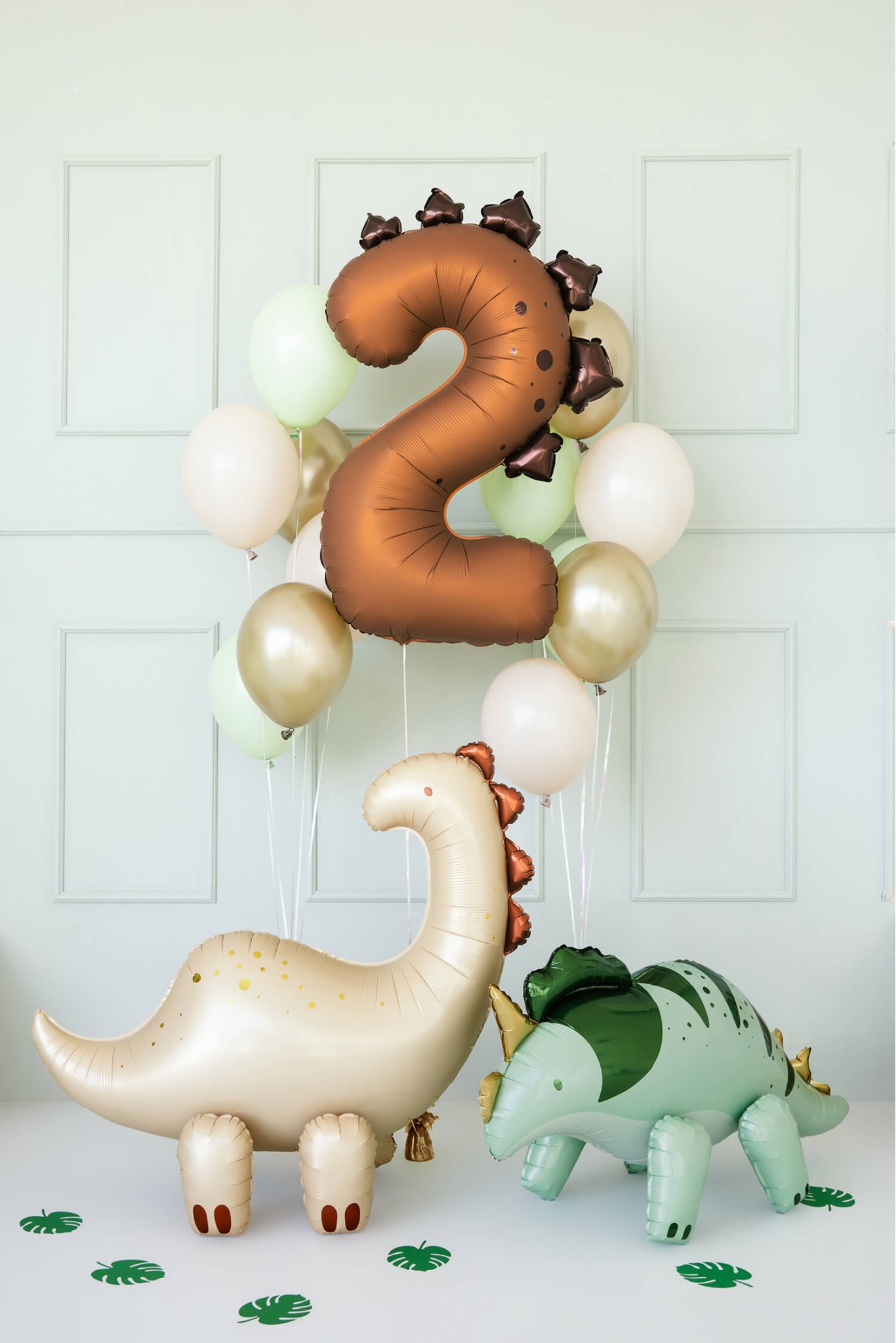Balon foliowy Cyfra ''2'' Dinozaur, 92cm