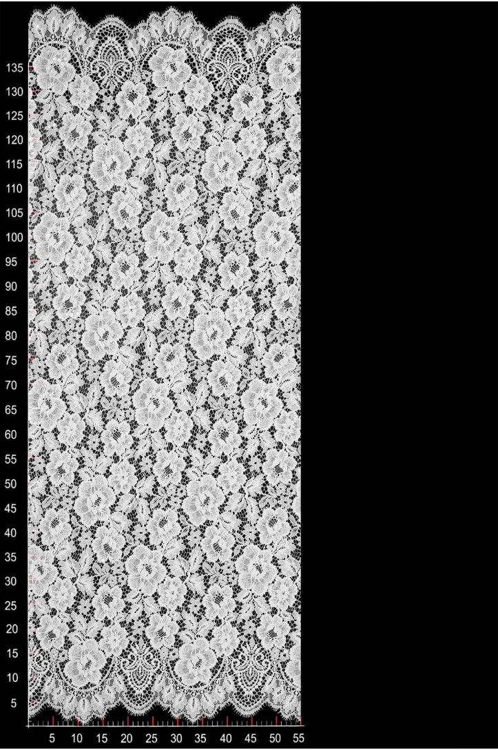 FRENCH LACE W32221 WHITE KORD ZDOB FRENCH LACE W32221 WHITE KORD ZDOB