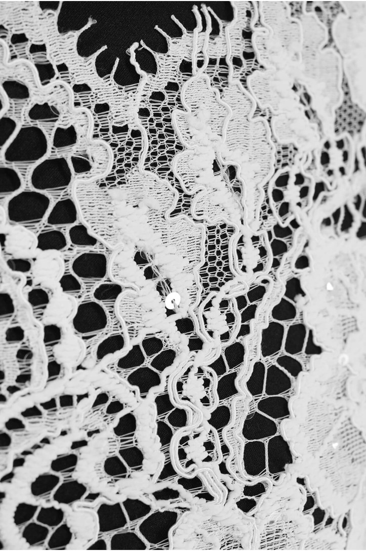 FRENCH LACE W32221 WHITE KORD ZDOB FRENCH LACE W32221 WHITE KORD ZDOB