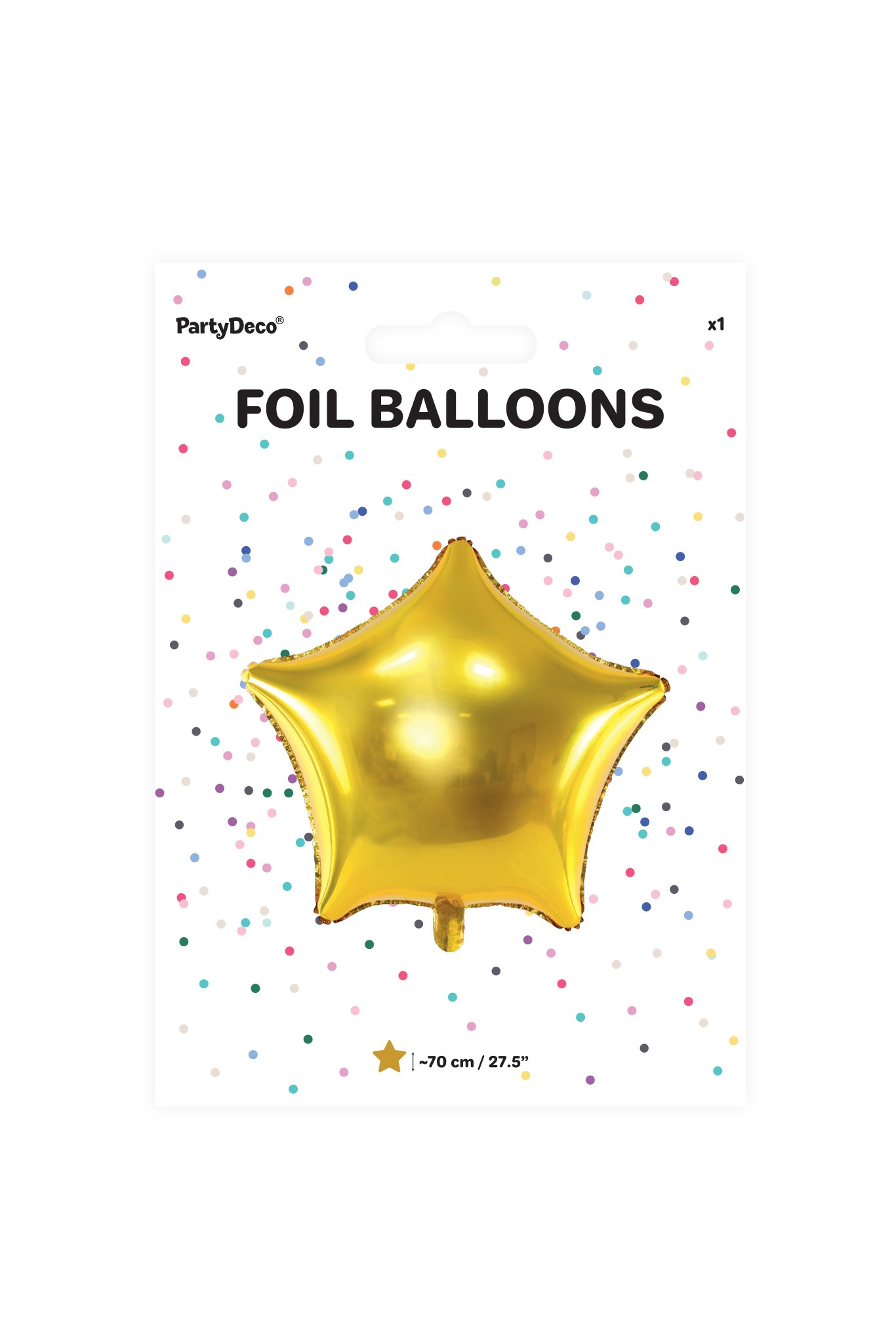 Metallic Foil Balloon Star 70 cm