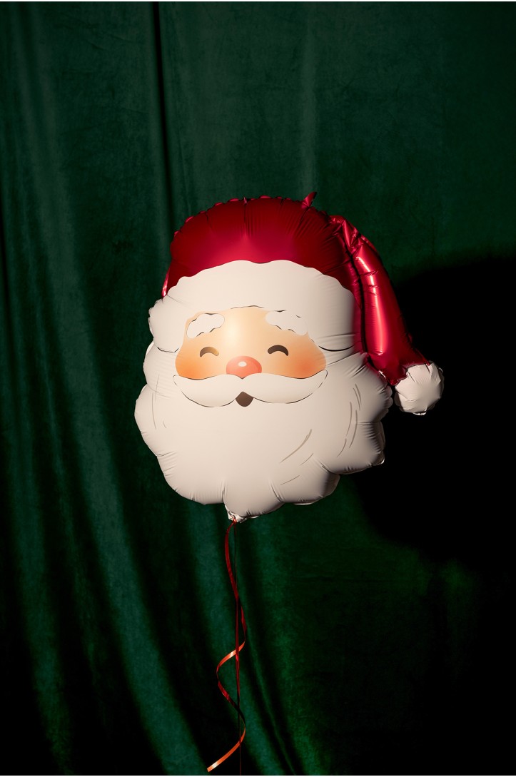 Folienballon Weihnachtsmann Satin 42 x 43.5 cm Folienballon Weihnachtsmann Satin 42 x 43.5 cm