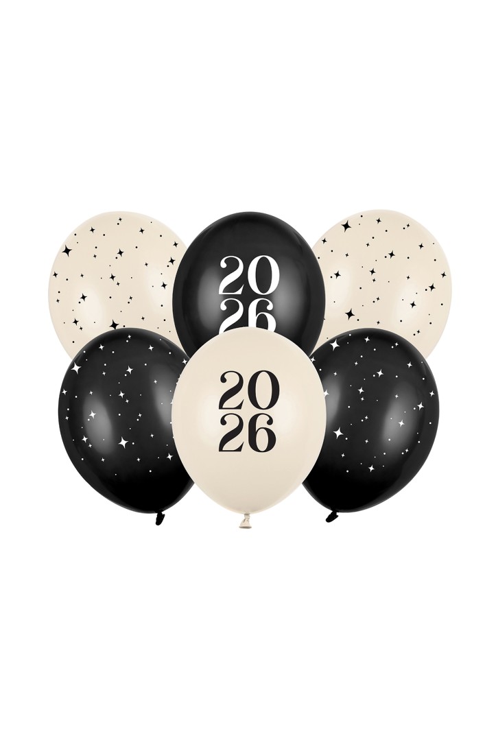Balloons 30 cm Happy New Year 2026