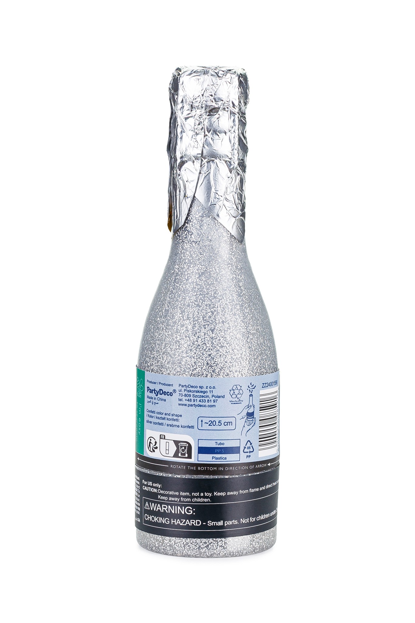 Champagner-Konfetti-Kanone 20,5 cm