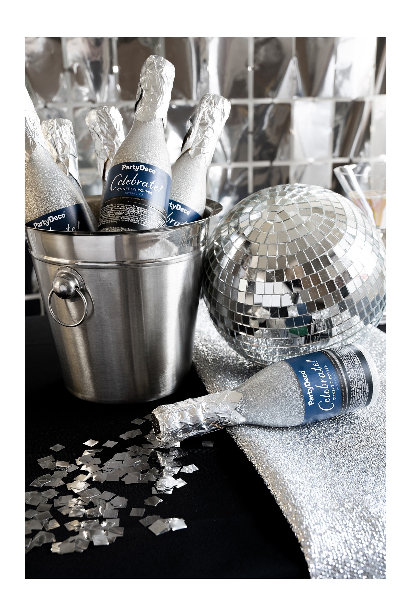 Champagne Confetti Cannon 20,5 cm