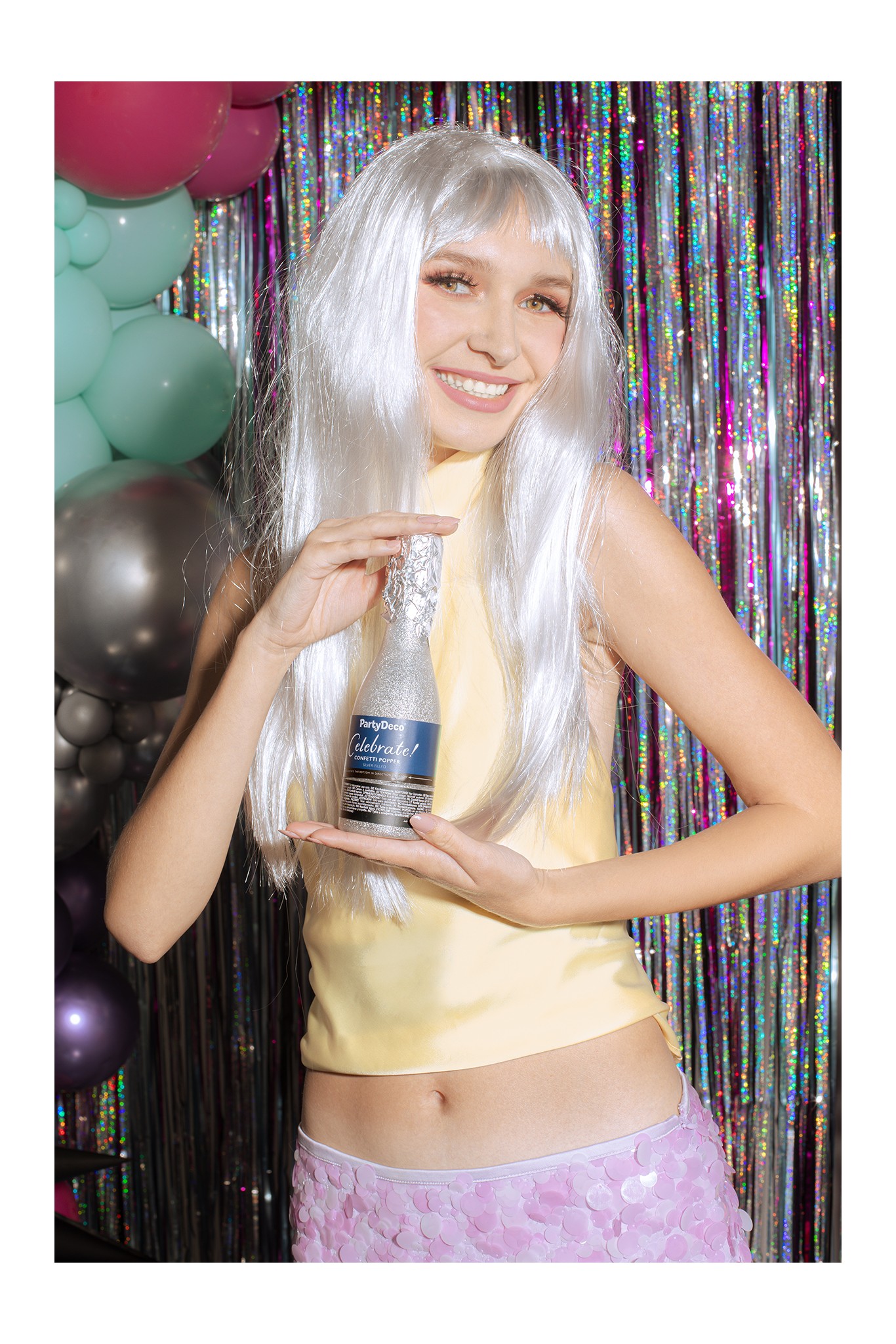 Champagne Confetti Cannon 20,5 cm