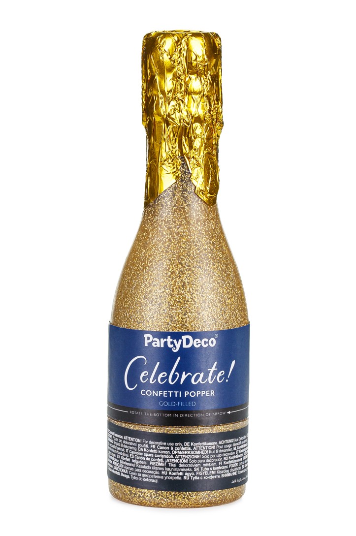 Champagne Confetti Cannon 20,5 cm
