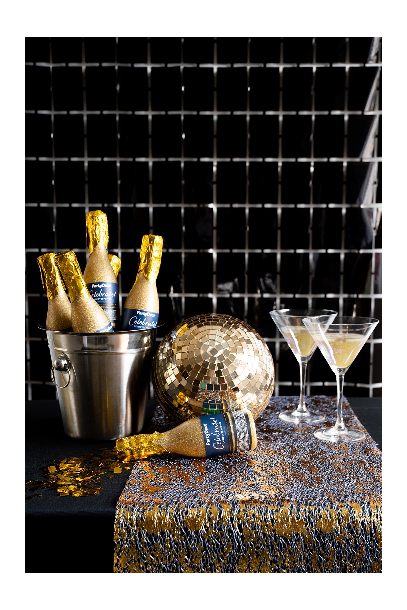 Champagne Confetti Cannon 20,5 cm