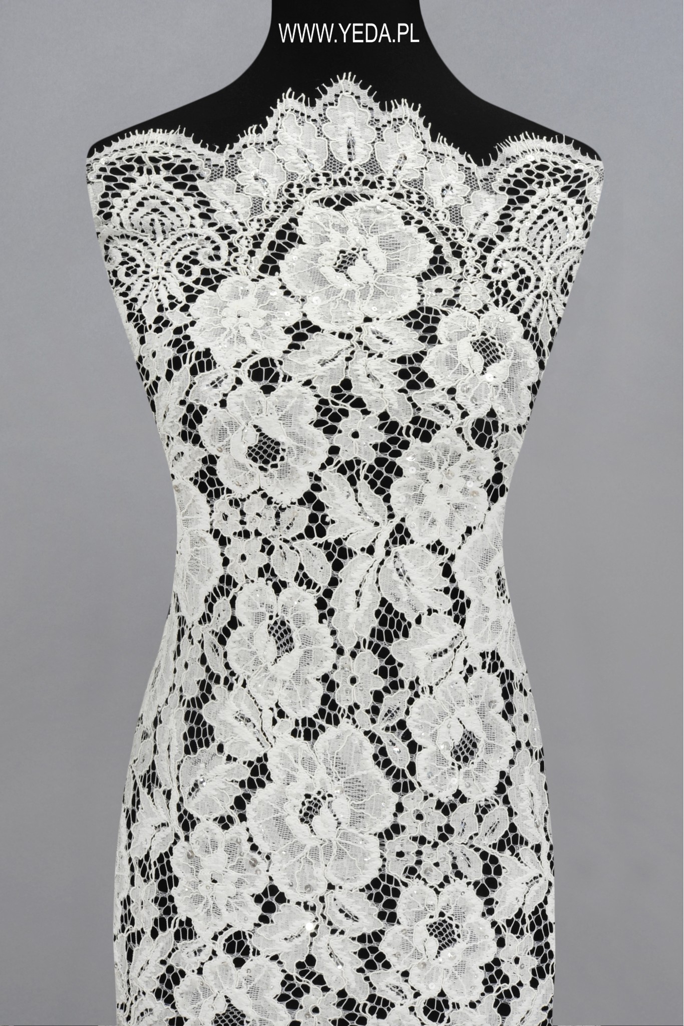 FRENCH LACE W32221 IVORY KORD ZDOB FRENCH LACE W32221 IVORY KORD ZDOB