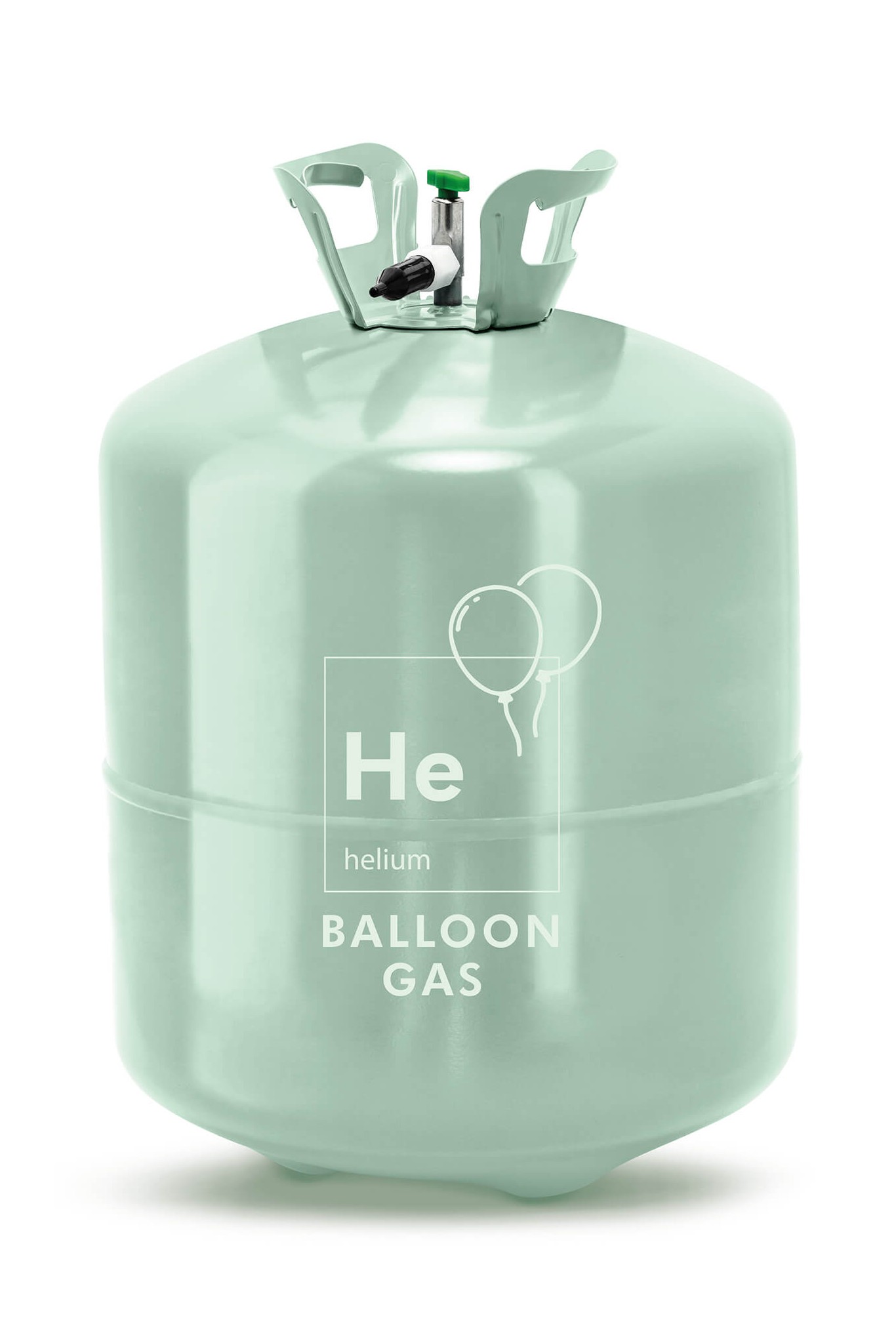 Butla z helem zielona na maks. 90 balonów Butla z helem zielona na maks. 90 balonów