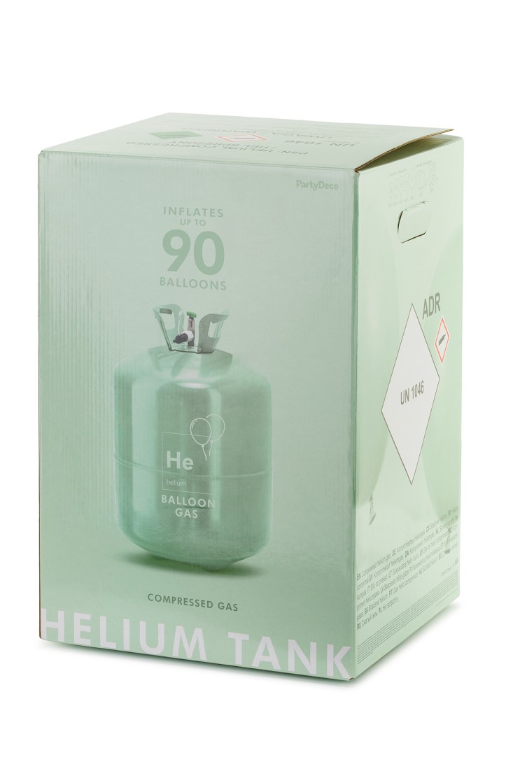 Butla z helem zielona na maks. 90 balonów Butla z helem zielona na maks. 90 balonów