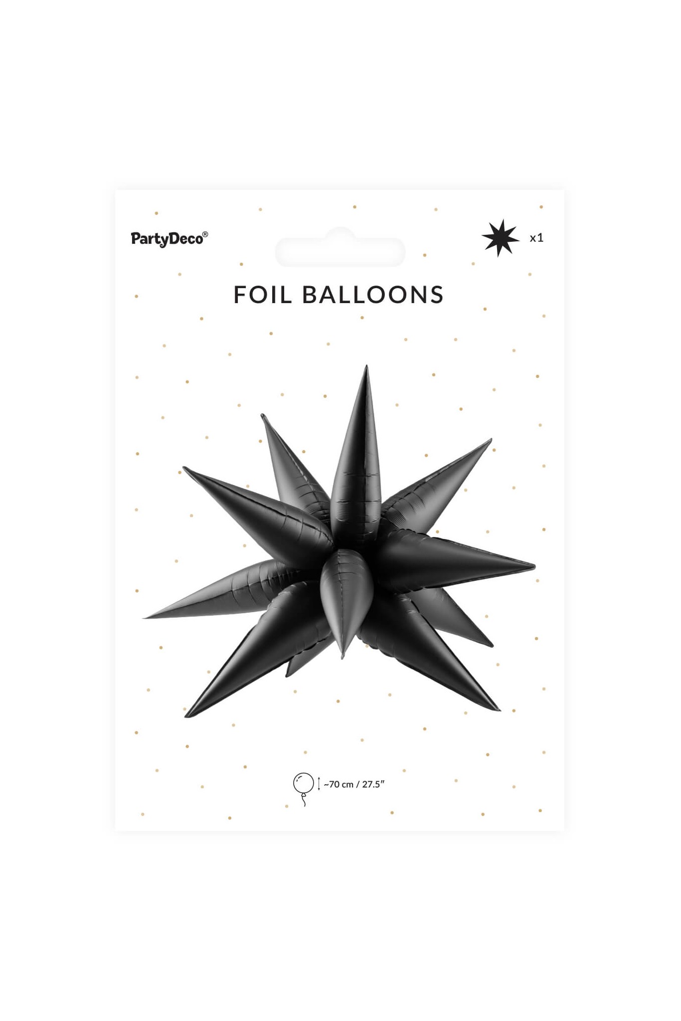 Star foil balloon 3D 70 cm
