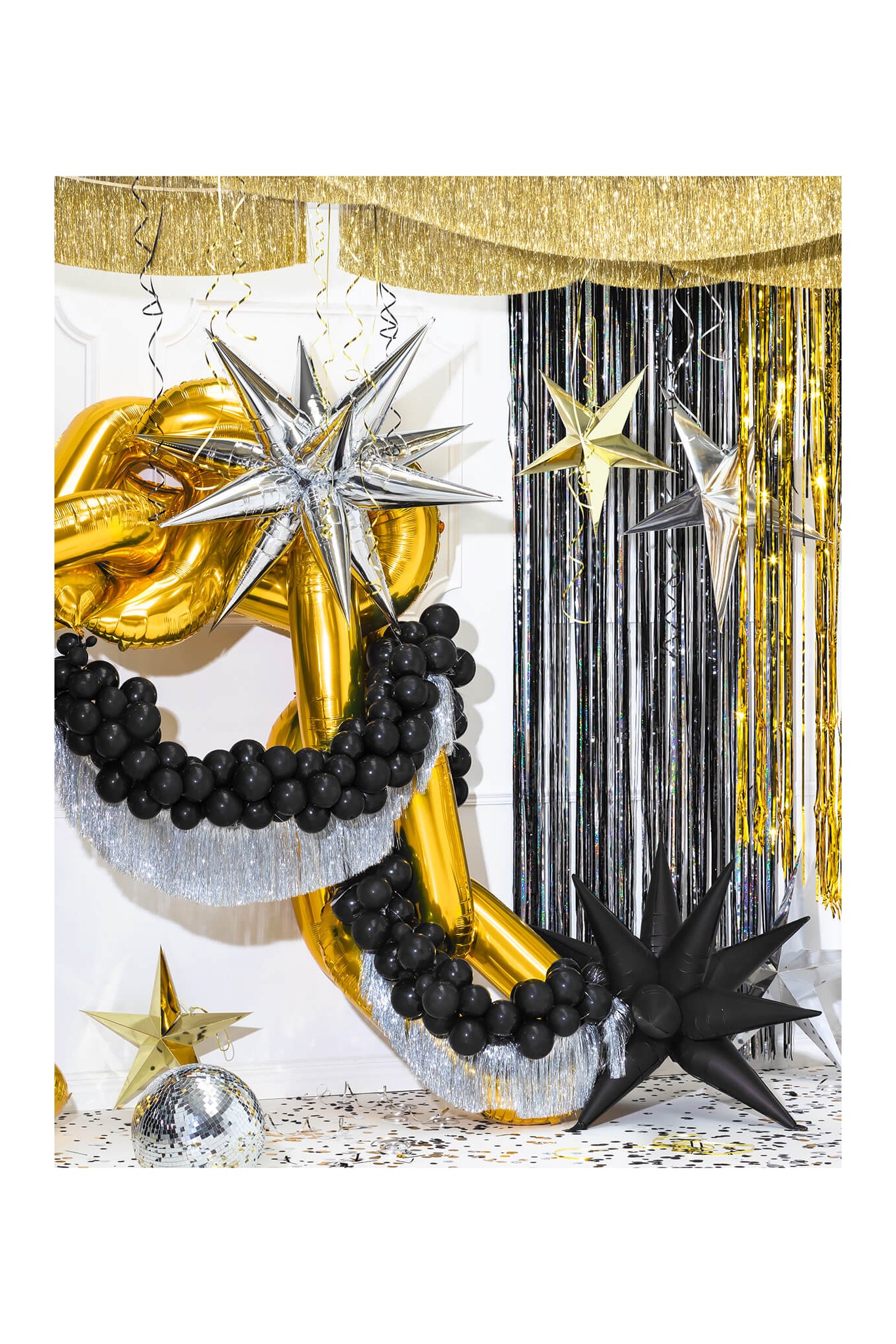 Star foil balloon 3D 70 cm