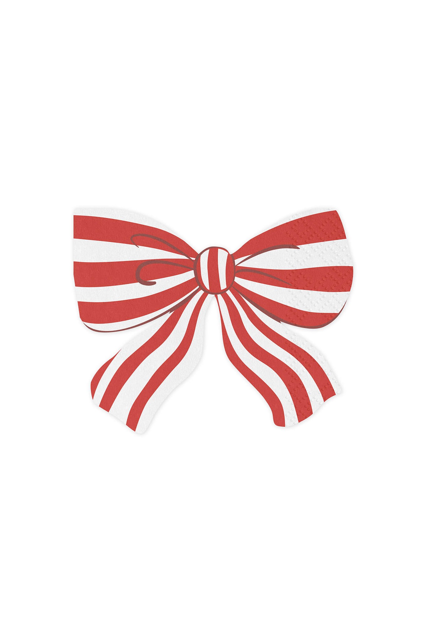 Striped Bow napkins