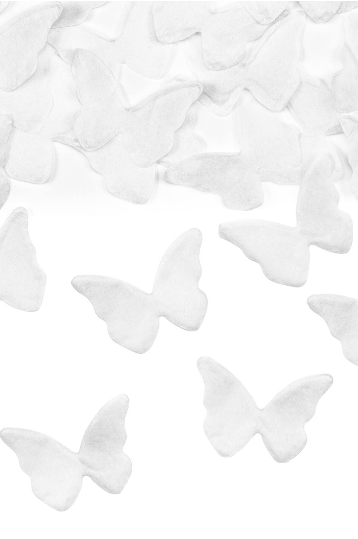 Konfettikanone mit Schmetterlingen, 20 cm