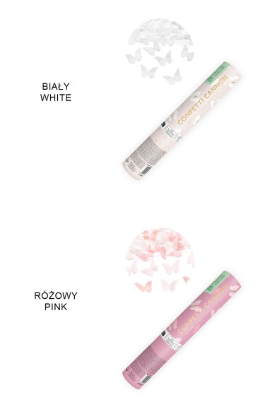 Tuba strzelająca motylkami 20 cm