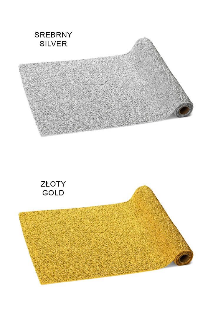 Metallisierter Tischläufer 0,36 x 3 m