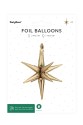 Balon foliowy Gwiazda 3D FB258T