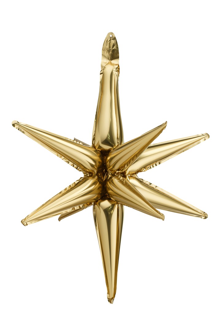 Metallic foil balloon Star 3D FB258T