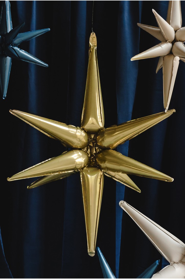 Metallic foil balloon Star 3D FB258T