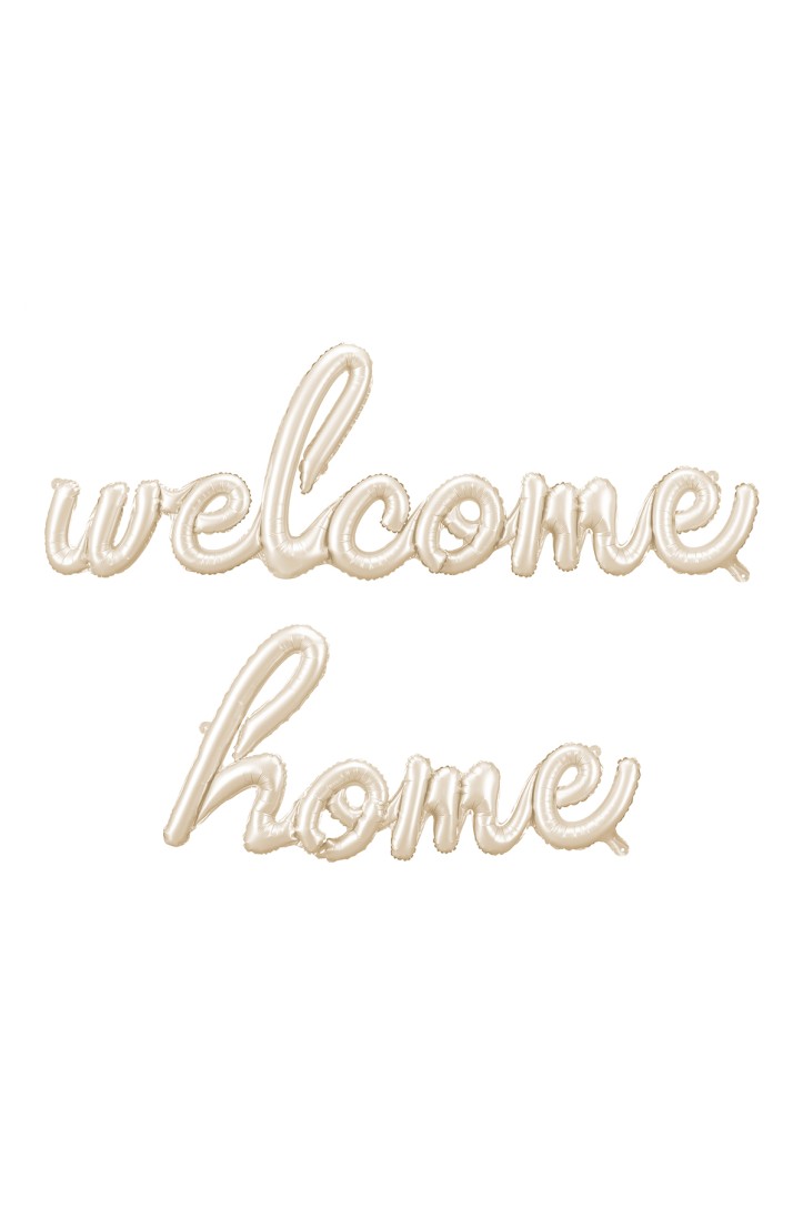 Foil balloon Welcome Home
