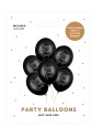 Balloons 30 cm Happy New Year Pastellschwarz