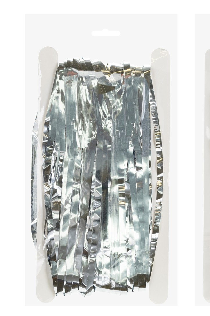 Metallic party curtain 100x200cm