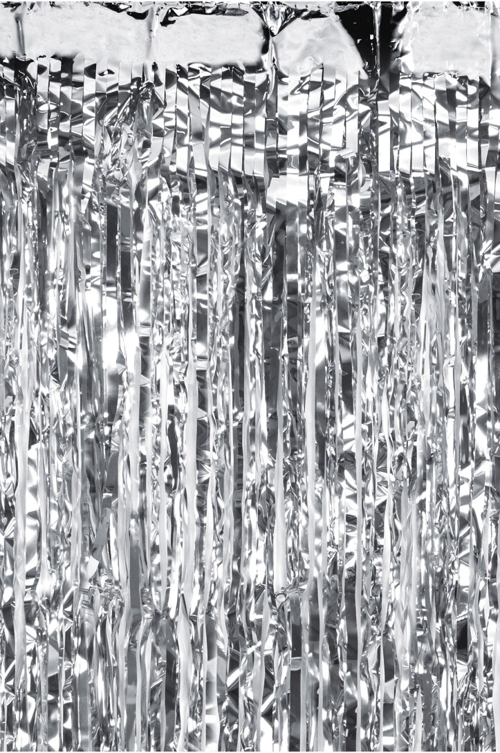 Metallisierte Partyvorhang 100x200cm