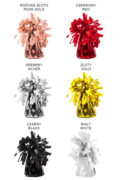 Foil Balloon Weight Black
