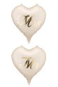 Folienballons Herzen MR & MRS