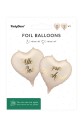 Heart-Shaped Foil Balloons “Alles Liebe zur Hochzeit”
