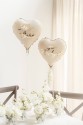 Heart-Shaped Foil Balloons “Alles Liebe zur Hochzeit”