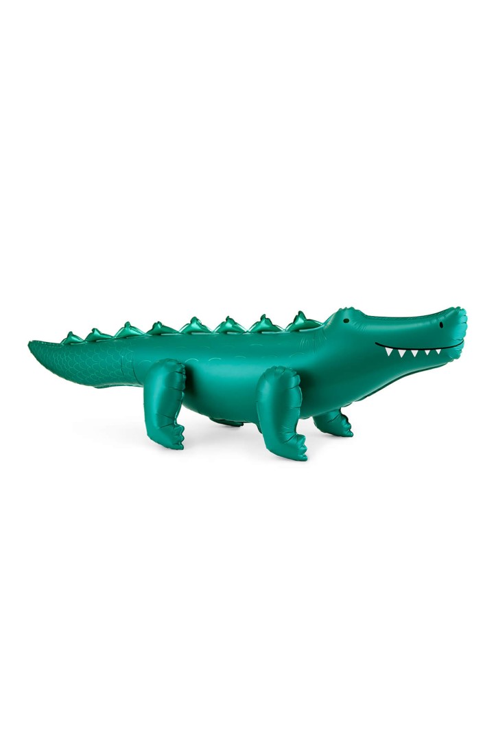 Standing crocodile foil balloon