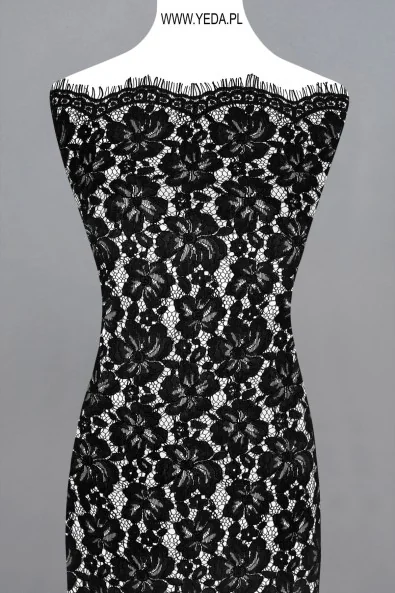 KORONKA FRANCUSKA FL405 BLACK