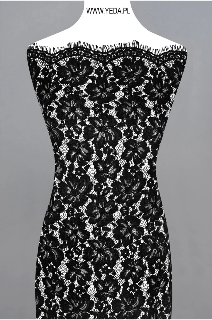 KORONKA FRANCUSKA FL405 BLACK