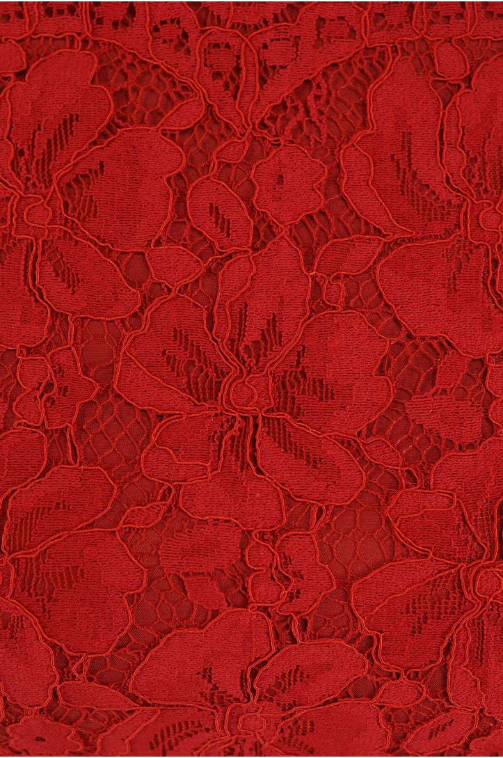 EVENING FRENCH LACE FL405 RED