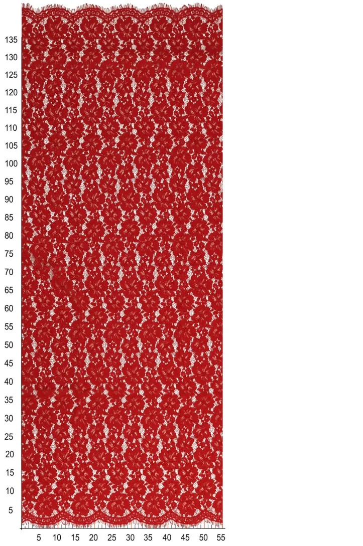 KORONKA FRANCUSKA FL405 RED