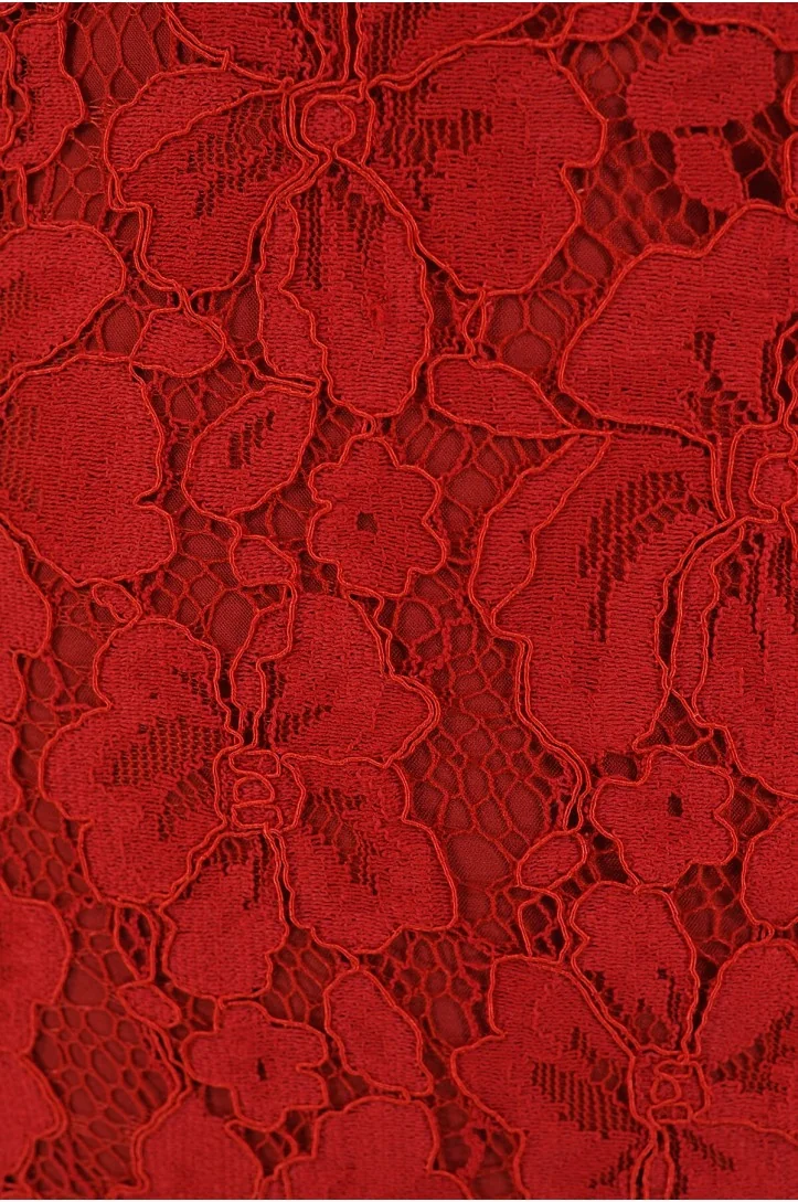 KORONKA FRANCUSKA FL405 RED