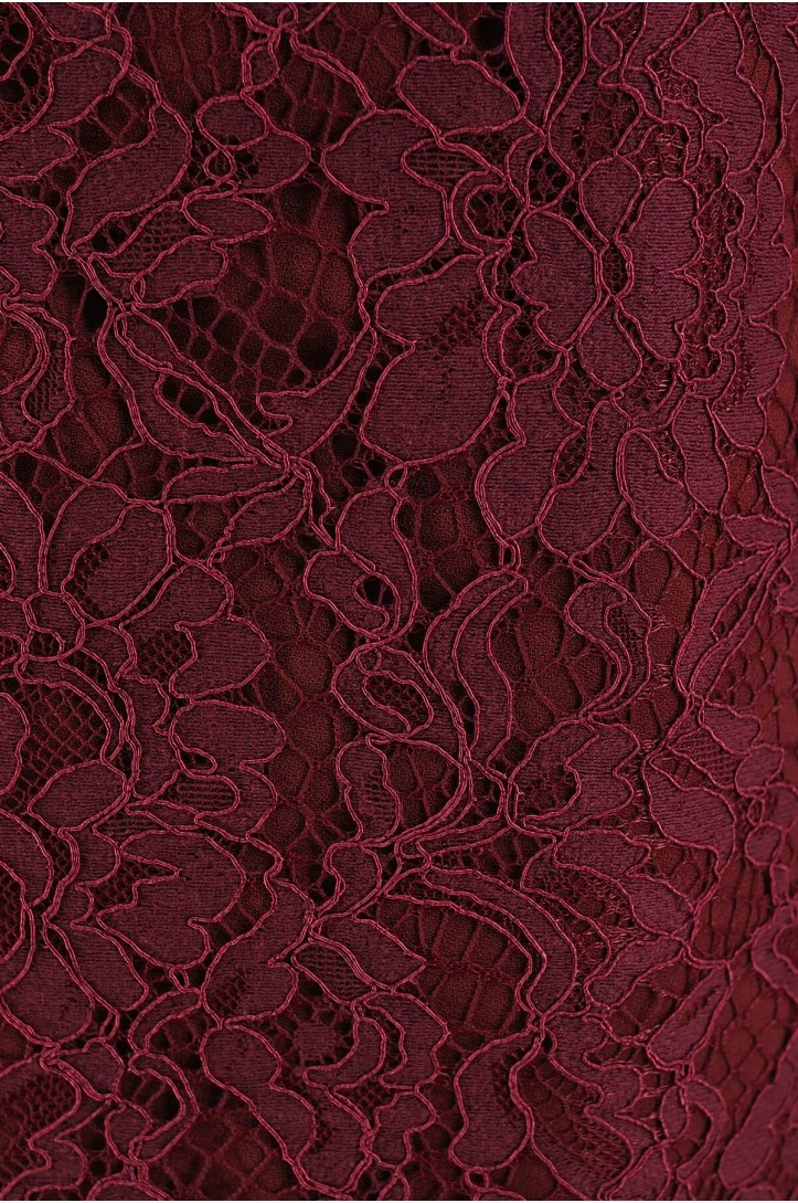 KORONKA FRANCUSKA MJ074 BORDO