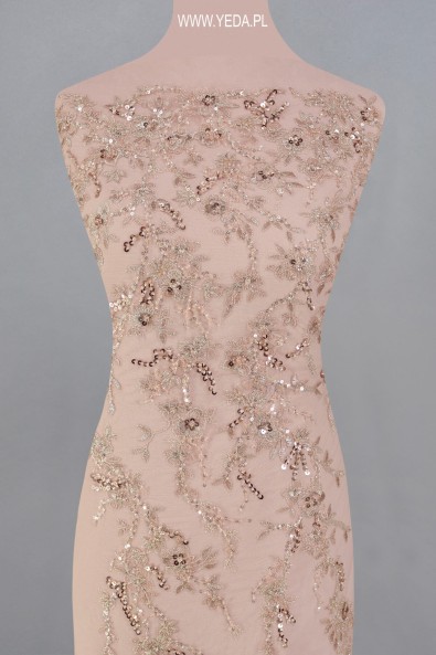 EVENING LACE VL76425 DUSTY PINK