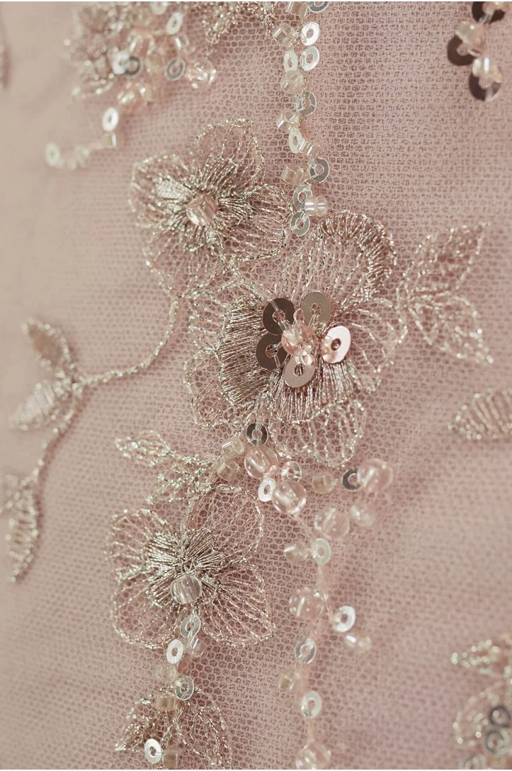 KORONKA WIECZOROWA VL76425 DUSTY PINK
