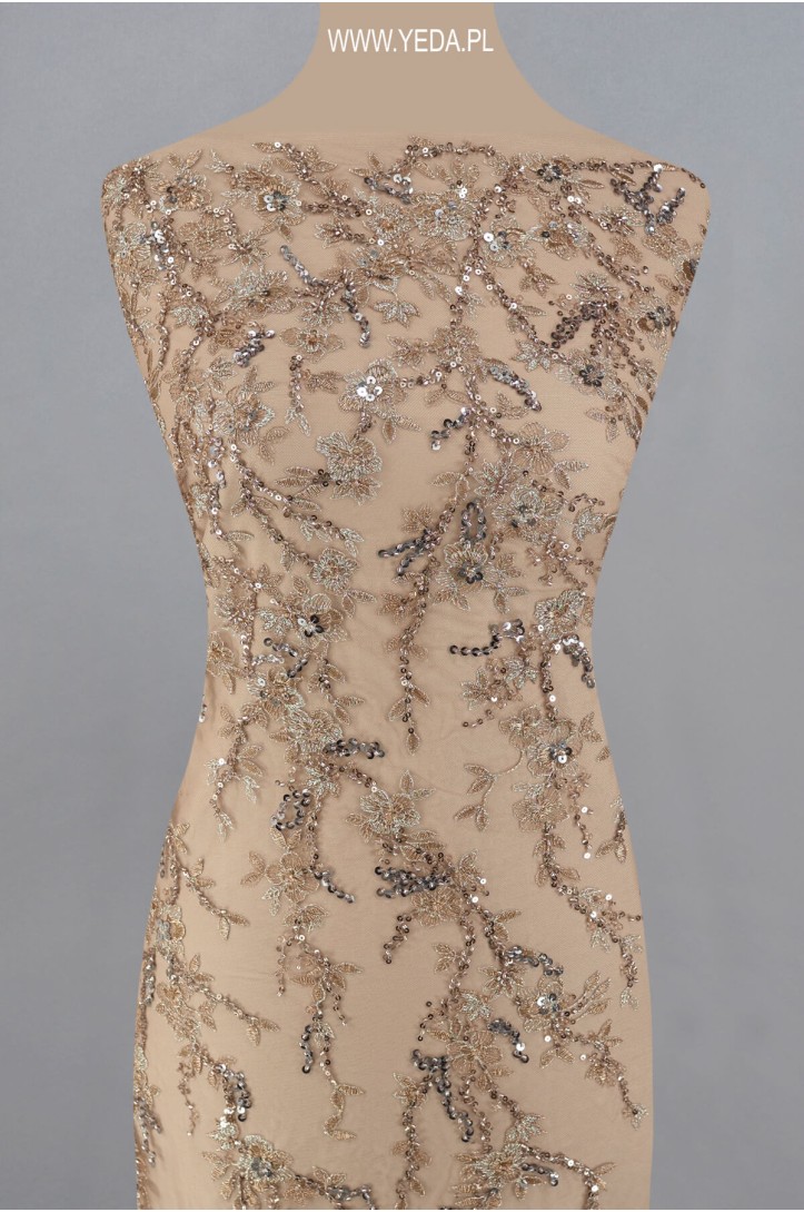 EVENING LACE VL76425 TAN