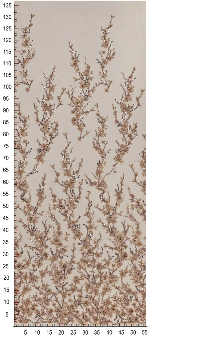 EVENING LACE VL76425 TAN