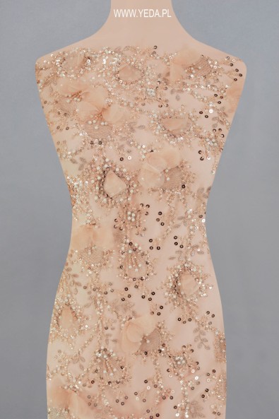 EVENING LACE 3D VL764263 APRICOT PINK