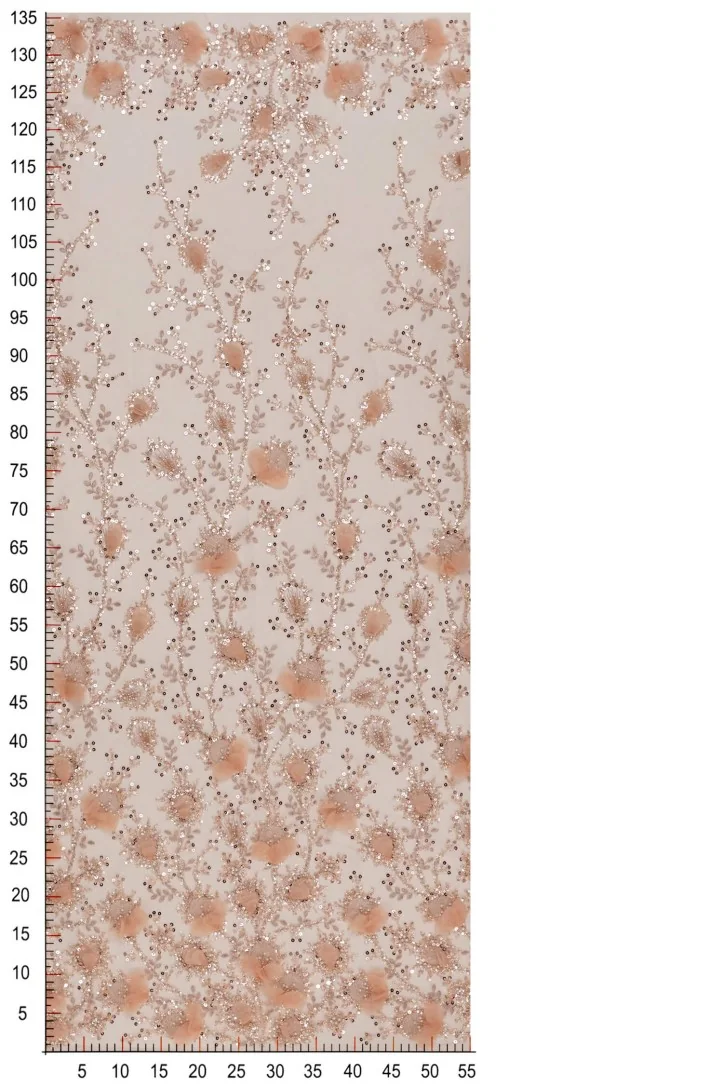 ABENDSPITZE BRAUTSPITZE 3D VL764263 APRICOT PINK