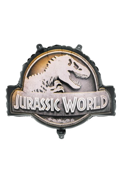 Jurassic world logo foil balloon