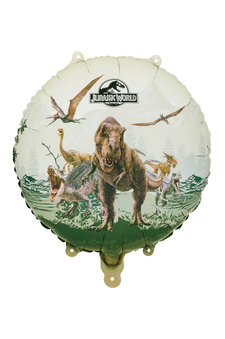 Jurassic world runder folienballon